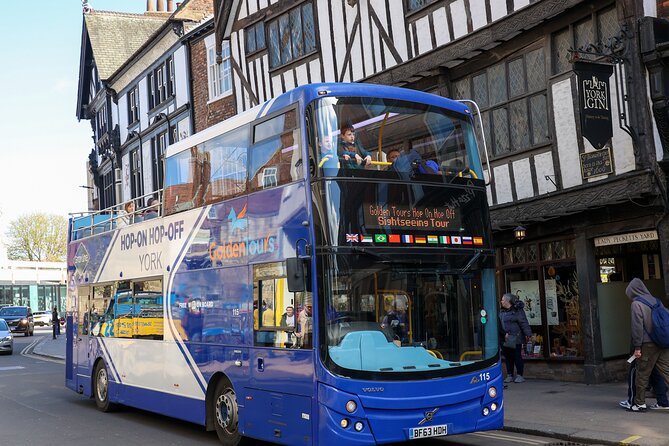 Golden Tours York Hop-on Hop-off Open Top Bus Tour with Audio Guide - The audio guide adds context without slowing you down