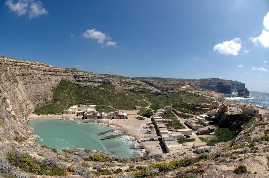 Gozo Day Pass Ferry and Hop-on Hop-off buses with audio Tour - Route 2, the blue bus, to Marsalforn and Ġgantija