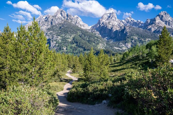 Grand Teton Self-Guided Driving Audio Tour - Mount Moran and the Little Church in the Mountains