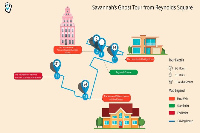 Haunted Savannah Self-Guided Walking Audio Tour - What the $14.99 price gets you