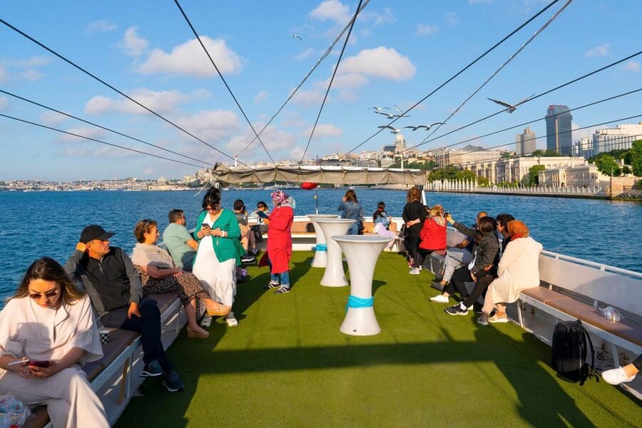 Istanbul: Bosphorus Strait Sightseeing Cruise & Audio Guide - Dolmabahçe Palace and the European shore