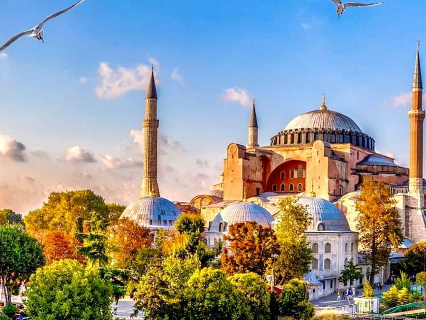 Istanbul: Hagia Sophia Skip-the-Line Ticket with Audio Guide - Inside the mosque, look up first