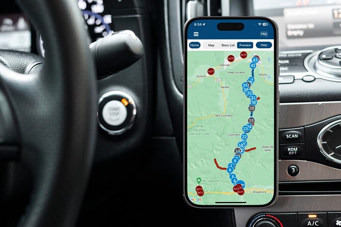 Kancamagus Scenic Byway Self-Guided Audio Driving Tour Guide - Start at the White Mountain Visitor Center