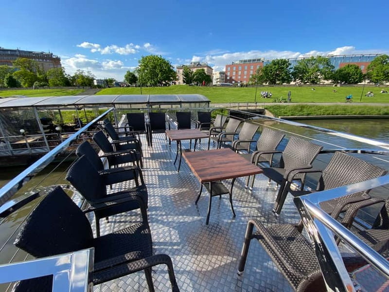 Krakow: Day or Night Vistula River Cruise with Audio Guide - Church on the Rock and Manggha Centre