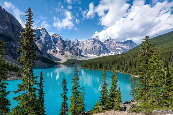 Lake Louise & Moraine Self-Guided Driving Audio Tour - Moraine Lake and the short rockpile walk