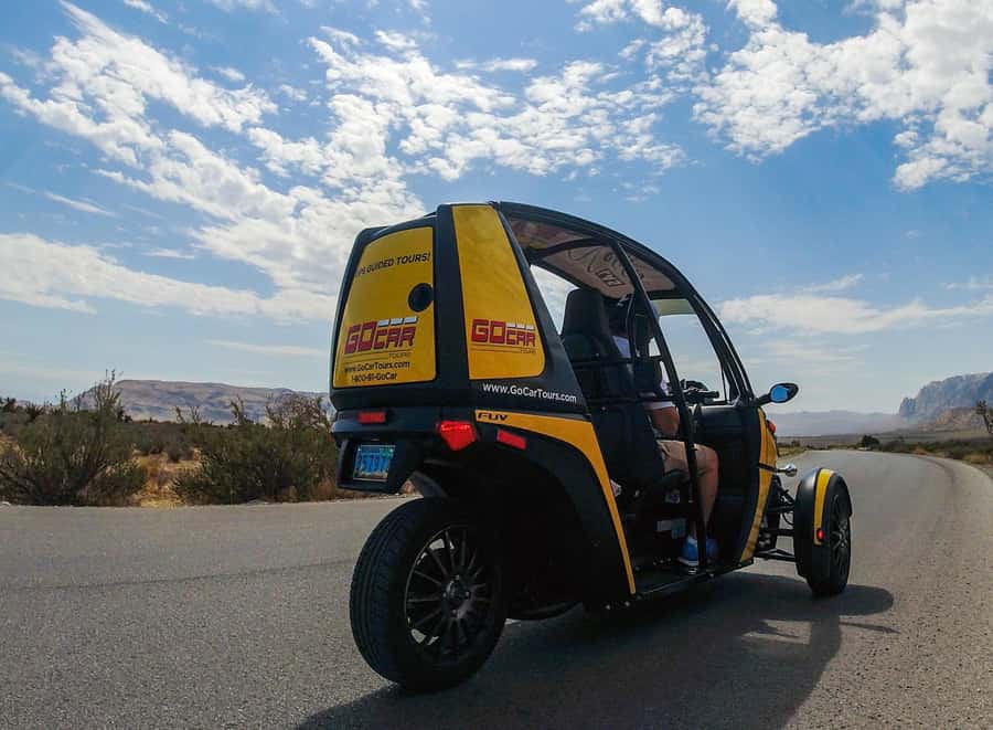 Las Vegas: Red Rock Canyon Ticket and Audio Tour in a GoCar - Taking the wheel near Pawn Stars