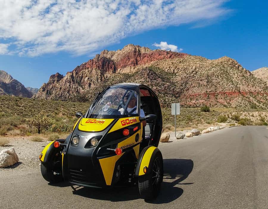 Las Vegas: Red Rock Canyon Ticket and Audio Tour in a GoCar - From Las Vegas to red sandstone country