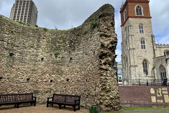 Londinium's Footprint: Explore London's Roman wall on a self-guided audio tour - The Roman wall behind the Leonardo Hotel