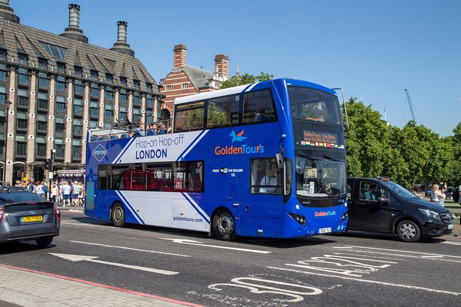 London Panoramic Open Top Bus Tour with Audio Guide - The London Eye and the Thames setting