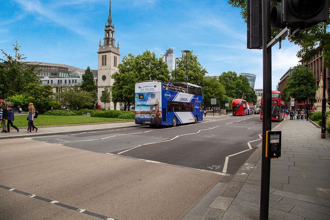 London Panoramic Open Top Bus Tour with Audio Guide - The open deck and the covered half
