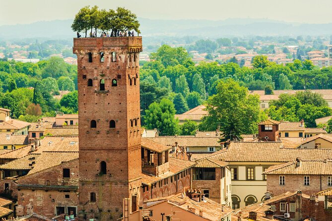 Lucca Walking Tour with Audio and Written Guide by a Local - Piazza Anfiteatro and the Roman city below