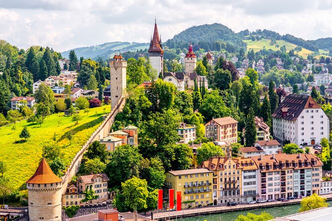 Lucerne Scavenger Hunt and Highlights Self Guided Audio Tour - St. Leodegar and the final approach to Chapel Bridge
