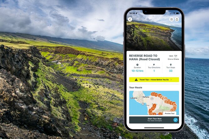 Maui "Reverse" Road To Hana Audio Driving Tour - Key points to know before you go