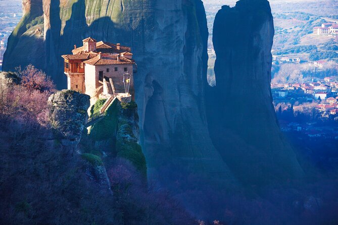 Meteora Full Day Tour from Kalabaka with Audio in 8 languages - Riding into the Meteora rocks