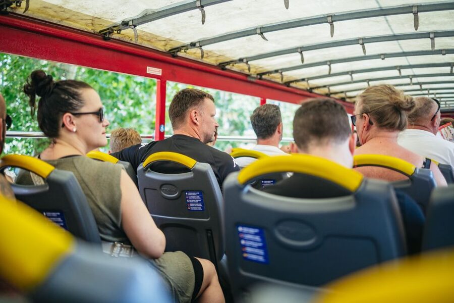 Milan: City Sightseeing Hop-On Hop-Off Bus with Audio Guide - The audio guide, food stories, and practical comfort