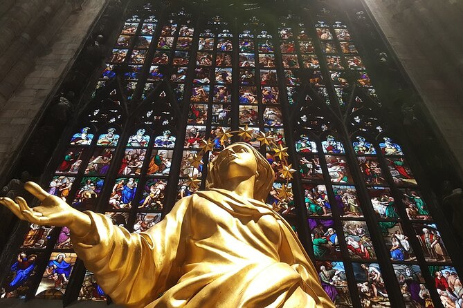 Milano Walking Tour with Audio and Written Guide by a Local - San Bernardino alle Ossa adds a strange surprise