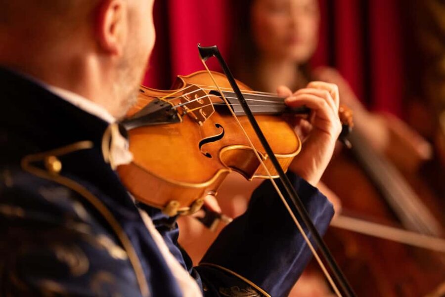 Mozart Dinner Opera in Prague with Audio Guide - Boccaccio Hall and the Old Town setting