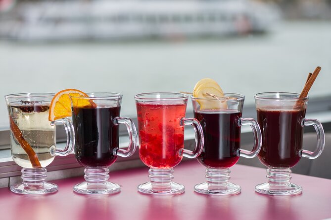 Mulled Wine Danube Cruise with Audio Guide in Budapest - The National Theater, Palace of Art, and the Whale