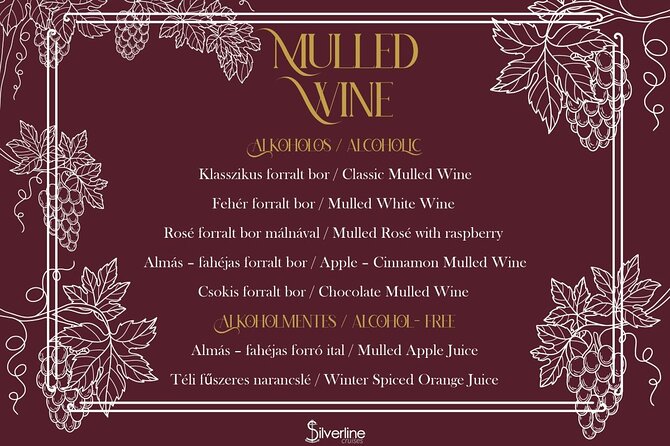 Mulled Wine Danube Cruise with Audio Guide in Budapest - Choosing your mulled wine or alcohol-free drink