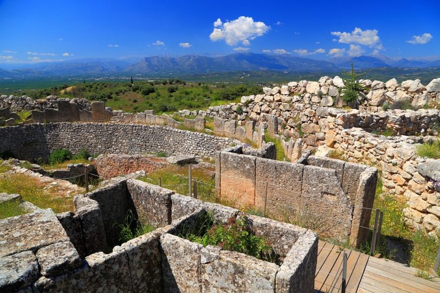Mycenae Archaeological Site Ticket & optional SG audio tours - Walking the citadel and royal burial area