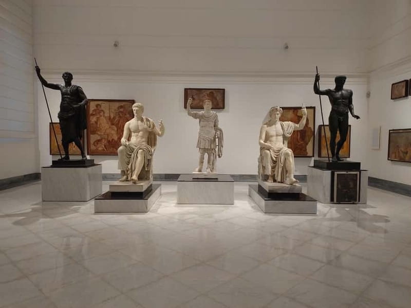 National Archaeological Museum synchronized audioguided tour without QR or app - The Baths of Caracalla in marble and sound