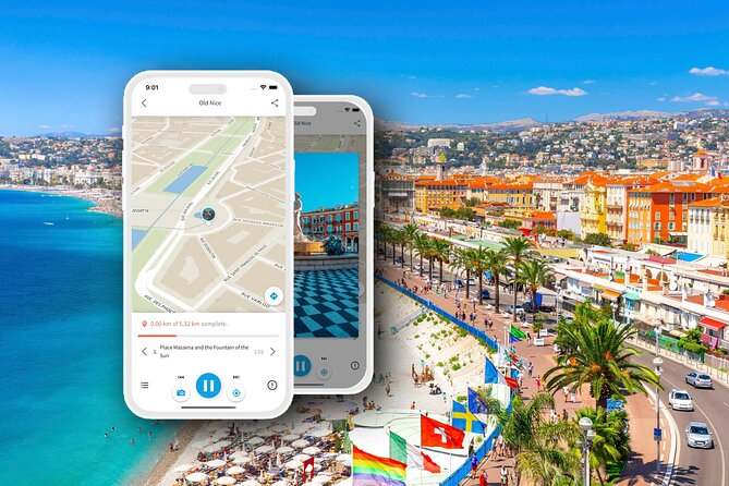 Nice Walking Tour with Audioguide on Your Smartphone - From Jardin Albert 1er to the law courts