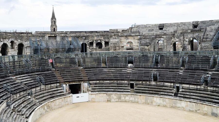 Nimes: Ancient Roman Arena Ticket & Old Town Audio Tour - The old town audio walk adds useful context