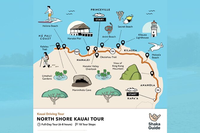 North Shore Kauai Self-Guided Audio Tour - Getting the Shaka Guide app ready