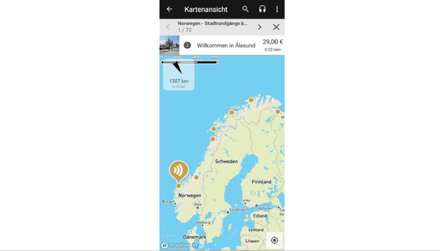 Norwegian Coastal Cities: Smartphone Audio Guide App - Ålesund and the story behind its Art Nouveau streets