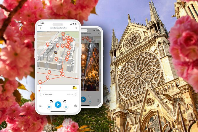 Notre-Dame Cathedral Tour with Audioguide (no ticket) - Reading the Gothic details at Notre-Dame