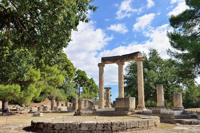 Olympia Archaeological Site & Museum E-Ticket with Audio Tour - The Temple of Hera and the Olympic flame