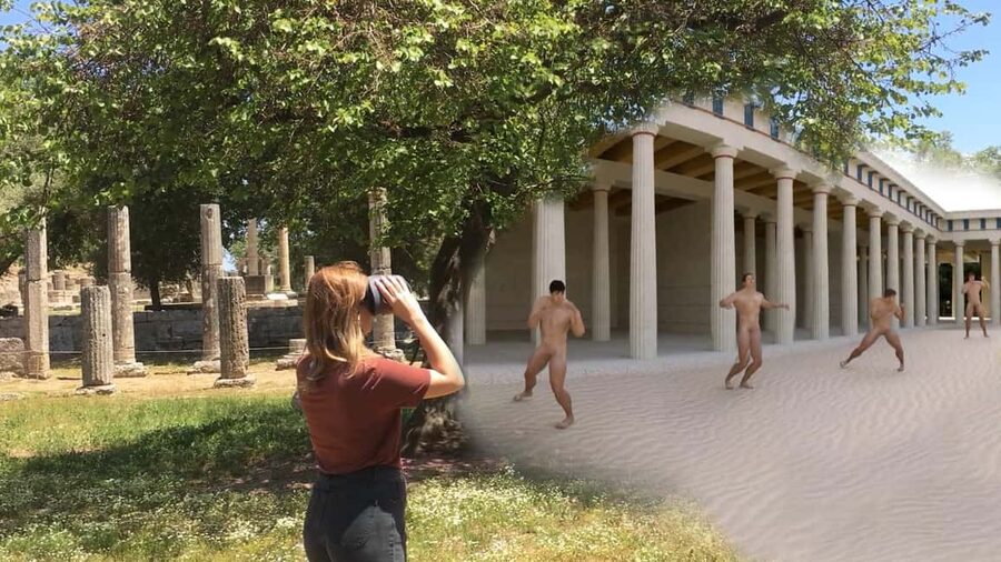 Olympia: The Famous VR Glasses Tour with Audio Guide - The Ancient Gymnasium and Palestra