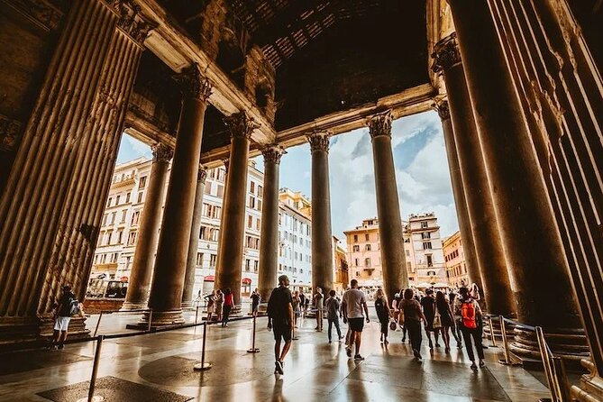 Pantheon Skip the Line Entry Tickets with Digital Audio Guide - Entering the Pantheon without the ticket queue