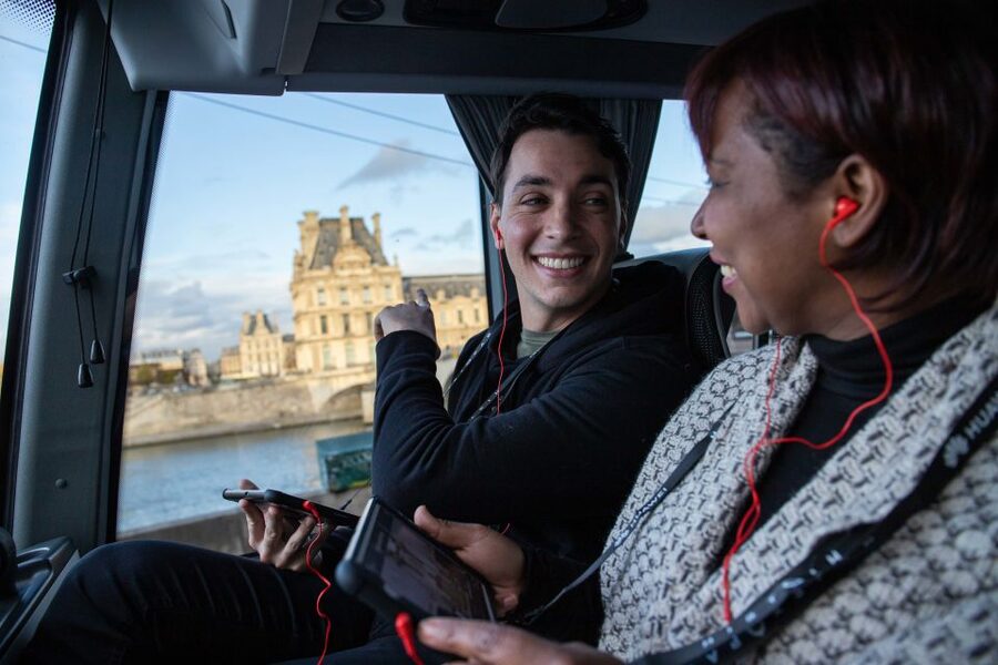 Paris: Audio-Guided Bus Tour & Seine River Cruise - The coach tour: useful orientation, uneven delivery