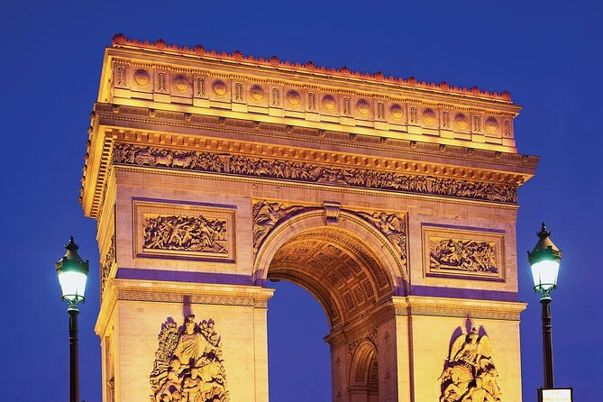Paris Luxury Minivan City Tour with Audio Guide - Arc de Triomphe explains the scale of Napoleon’s Paris
