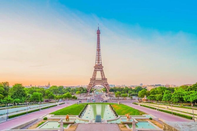 Paris Luxury Minivan City Tour with Audio Guide - The Eiffel Tower is seen as a landmark, not an attraction entry
