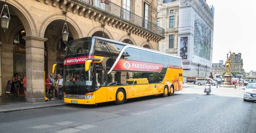 Paris: Openair Double Decker Bus Audio-Guided City Tour - Opera Garnier and the grand center of Paris