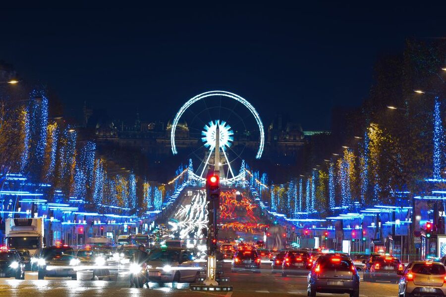 Paris: Panoramic Night Tour with Audio Guide and Host - Place de l’Opéra and the Champs-Elysées