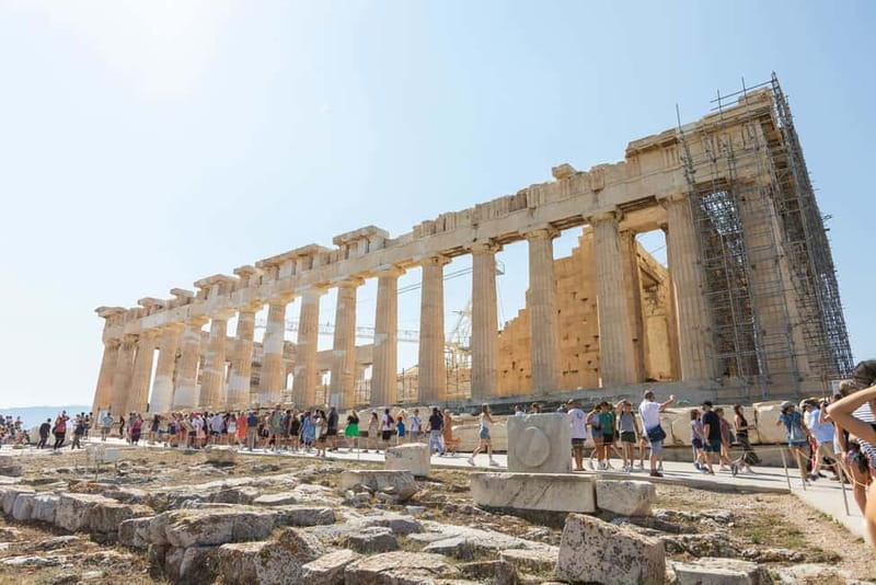Parthenon & Acropolis Museum with Audio or Live Tour Option - Walking through the Propylaea and Temple of Athena Nike