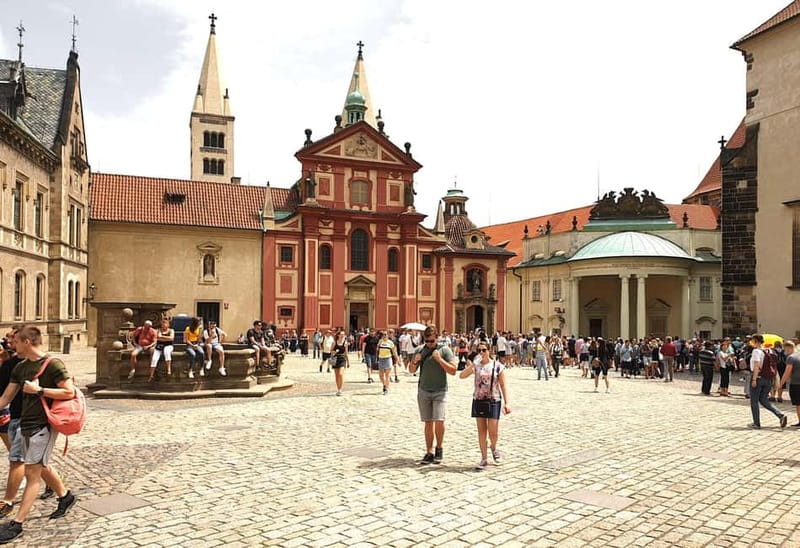Prague Castle Ticket & Audioguide with Pick-up in GPG Office - St. George’s Basilica for a quieter change of pace