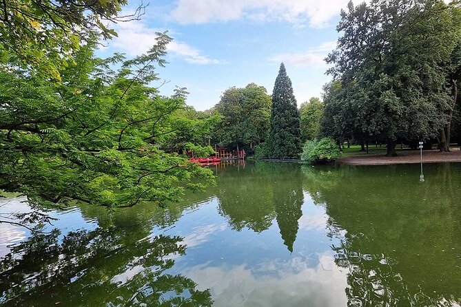 Private audio book city rally in the Volksgarten in Cologne - My call: book only after checking the park