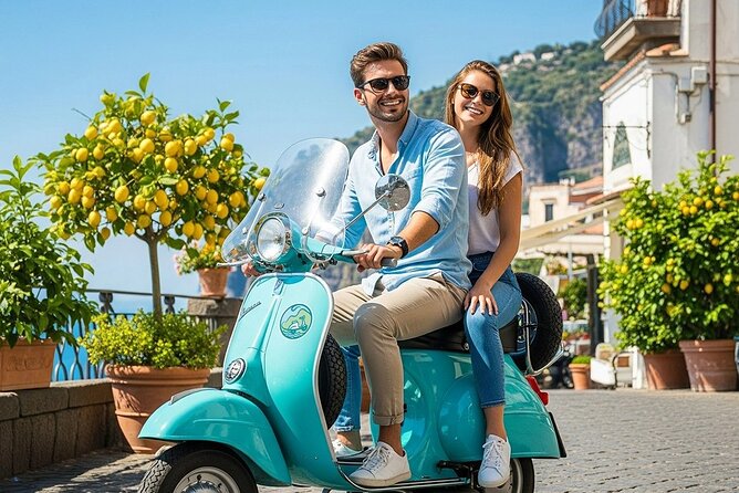 Private audio-guided Amalfi Coast Vespa Tour with driver - Positano offers a short walk and famous views