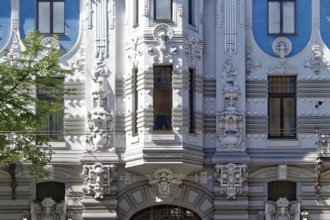 Riga's Architecture: A self-guided audio tour of the city's art nouveau history - Alberta 2a and Mikhail Eisenstein’s theatrical style