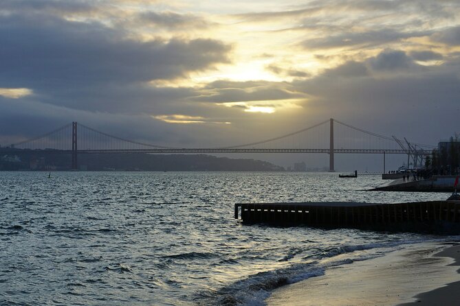 Riverside Ride Audio Adventure Lisbon to Belem - Riding through the docks toward Alcântara
