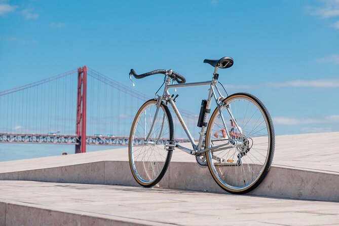 Riverside Ride Audio Adventure Lisbon to Belem - MAAT, the bridge, and the open river views