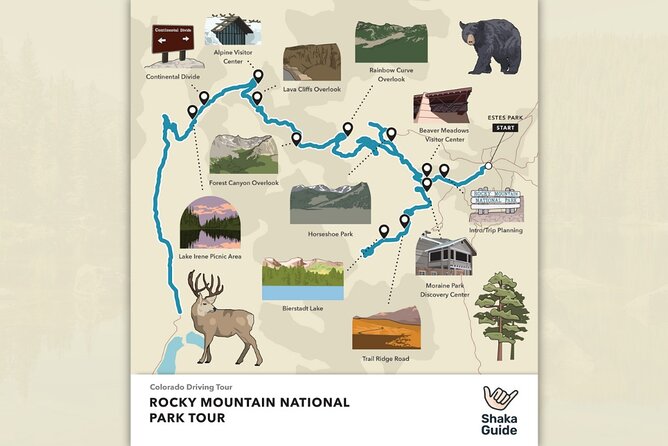 Rocky Mountain National Park Self-Guided Audio Tour - Alpine Visitor Center is the day’s key service stop