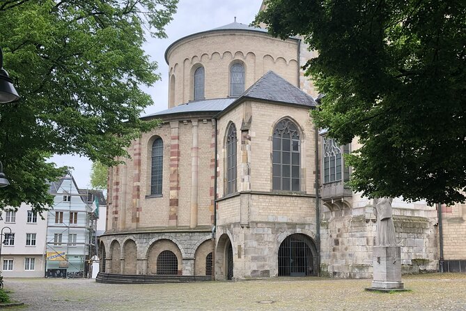 Roman Cologne: A Self-Guided Audio Tour - The Roman mosaic behind the museum window