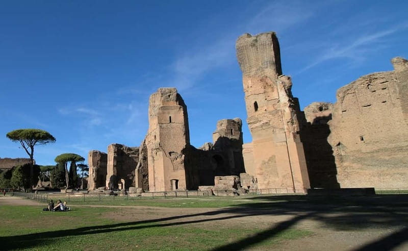 Rome: Ancient Baths of Caracalla Ticket & Audio Guide - The first look at the imperial complex