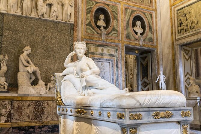 Rome: Borghese Gallery Ticket and Optional Audio Guide - Timing, stairs, and getting around