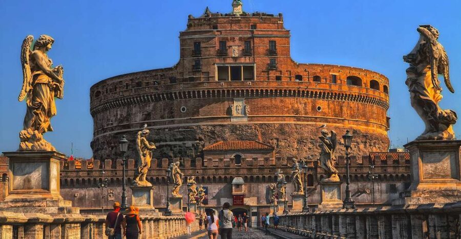Rome: Castel Sant’Angelo Entry Ticket with Audio guide - Reaching the terrace above the Tiber